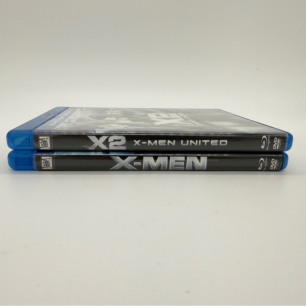 Lot of 2 Blu-Ray Movie Collection X-Men & X2 X-Men United Marvel Studios Comics